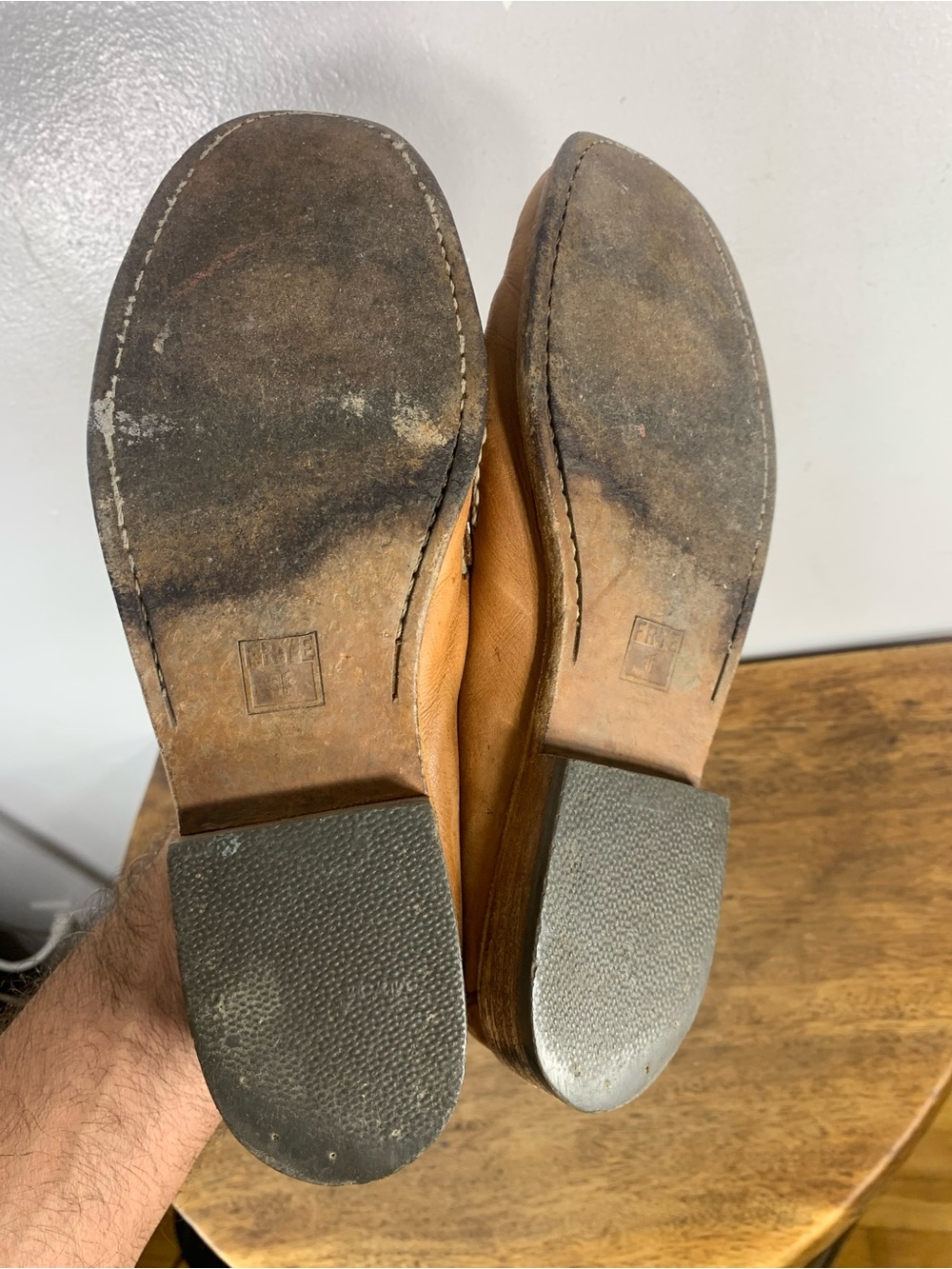 Vintage Frye leather penny loafers - Picture 8 of 9